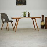 Table basse opaxit blanc par Jiri Jiroutek pour Cesky Nabytek 1960