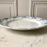 Round dish in Iron Earth K&G Lunéville model "Angèle" late 19th century