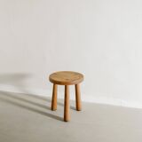 Swedish Modern Wooden "Skoga" Pine Tripod Stool by Axel Einar Hjorth, 1930s