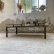 Brass coffee table attributed to Guy Lefevre for Maison Jansen