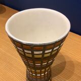 Very nice vase by Roger Capron with grid décor