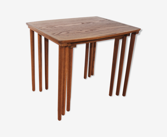 Vintage Scandinavian trundle tables 1960
