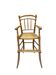 Ancienne chaise bébé cannage bois bambou début XXème