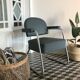 Fauteuil de bureau industriel skaï gris