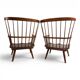 Paire de fauteuils lounge Windsor faits à la main, Angleterre, vers 1960