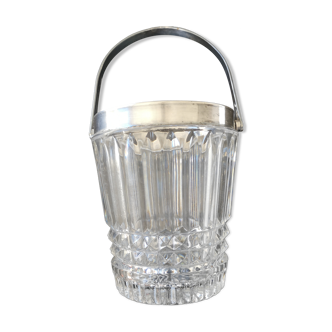 Ice bucket bevelled glass