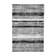 Black and white striped home rug