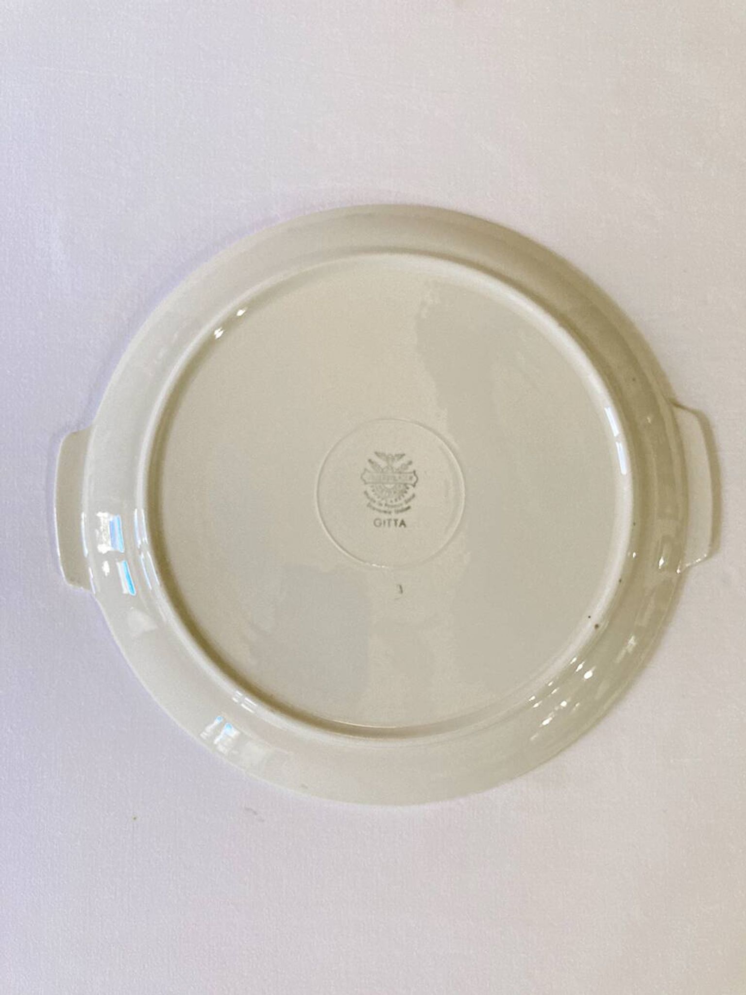 Villeroy & Bosch dessert dish, Gitta model, 1940s-1950s