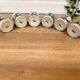 Set of 6 stoneware coffee cups