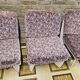 Set de 3 chauffeuses violette 1960