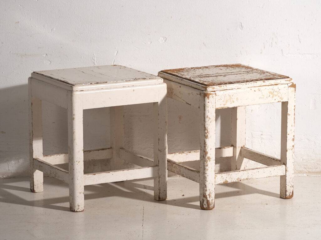 Antique pine bedside tables – Central Europe, circa 1940 #15