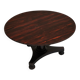 Empire dining table in rosewood veneer, 19th century.