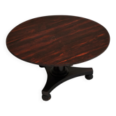 Empire dining table in rosewood veneer, 19th century.