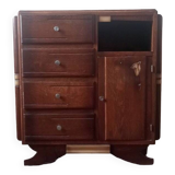 Chest of drawers, chiffonier 5 drawers in solid wood