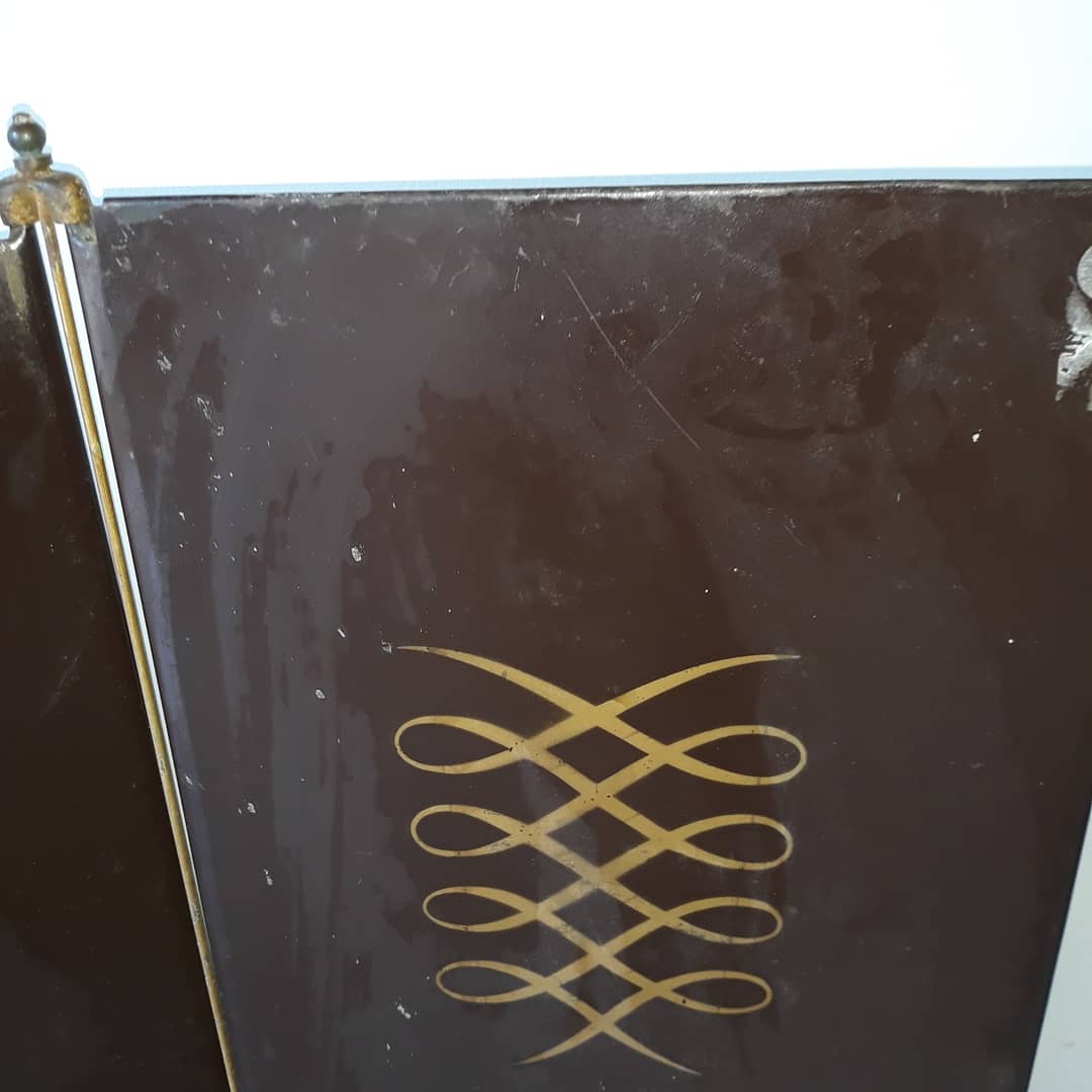 Shield fire old fireplace