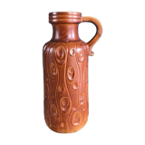 Vintage XL Scheurich ceramic floor vase 488-45, West German pottery