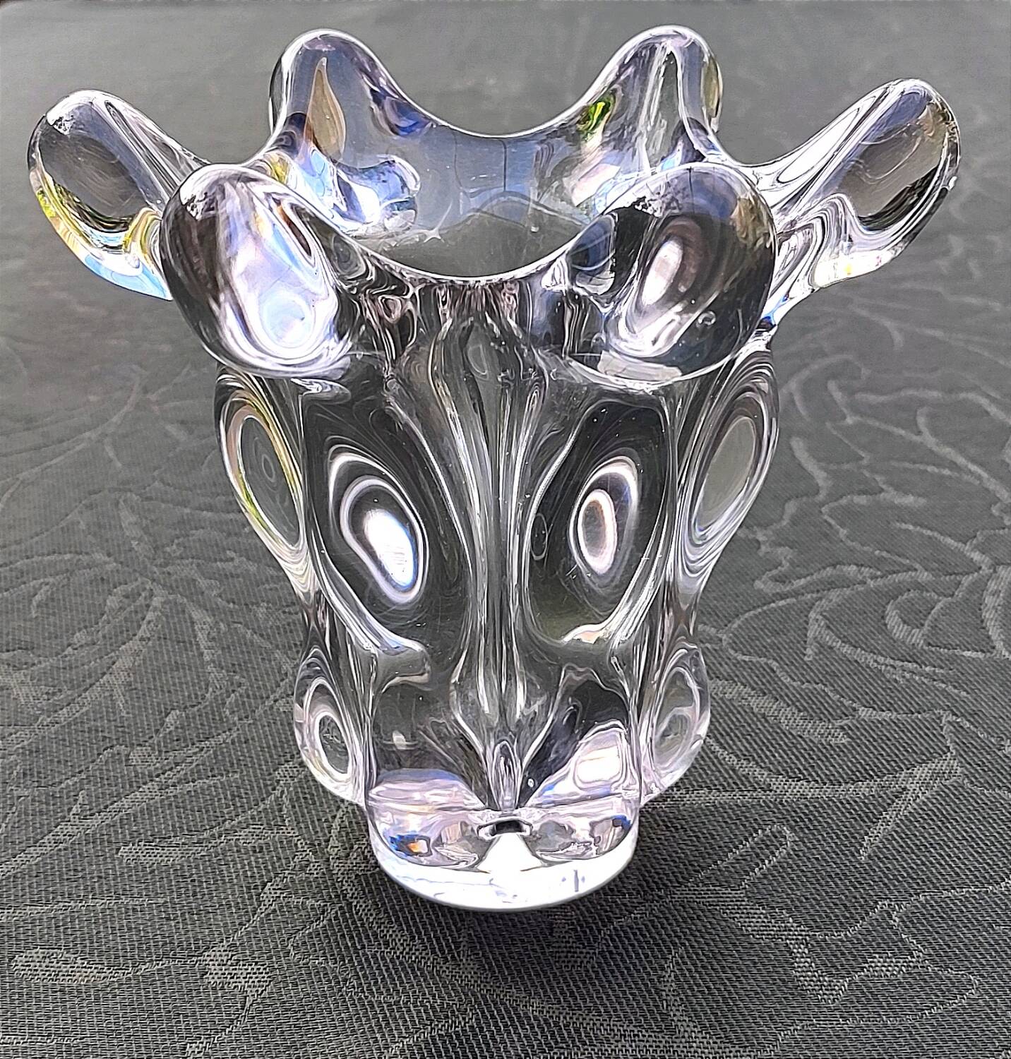 Crystal vase called giraffe head