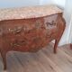 Ensemble commode galbée et table de chevets