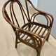Vintage rattan armchair (1960s)