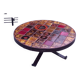 Table basse design Jean Gregorieff pour Roche Bobois céramique et métal