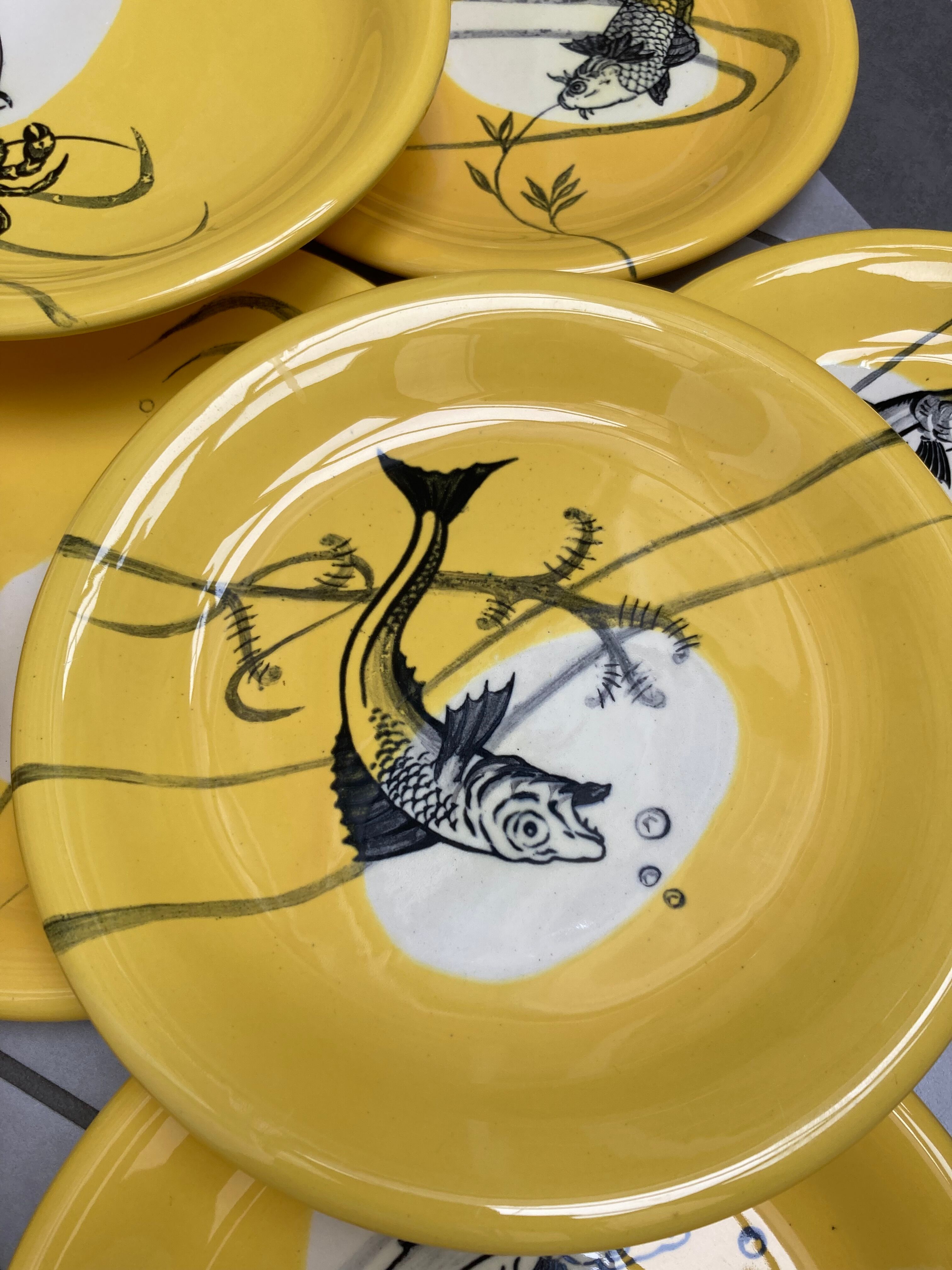 12-piece fish set from Manufacture Sainte Radegonde