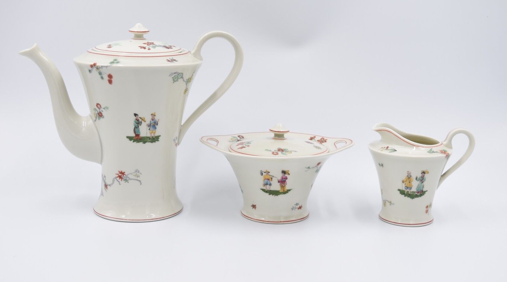 Limoges Haviland porcelain coffee service for Au Vase Etruscan chinese décor