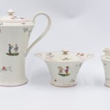 Limoges Haviland porcelain coffee service for Au Vase Etruscan chinese décor
