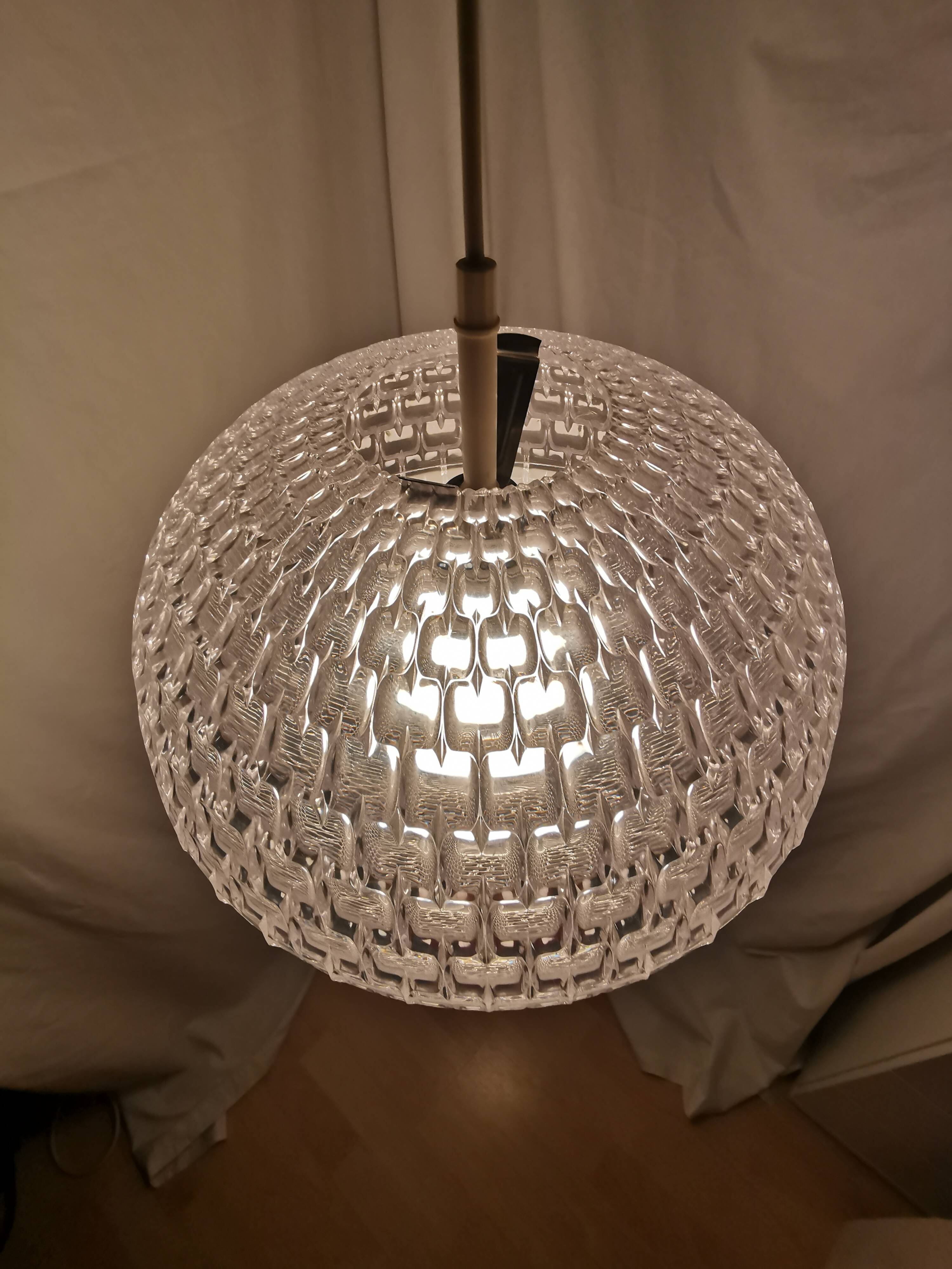 Aloys Gangkofner pendant light for Erco, Germany, Space Age, 1970.