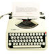 Japy baby Hermes cream new ribbon typewriter