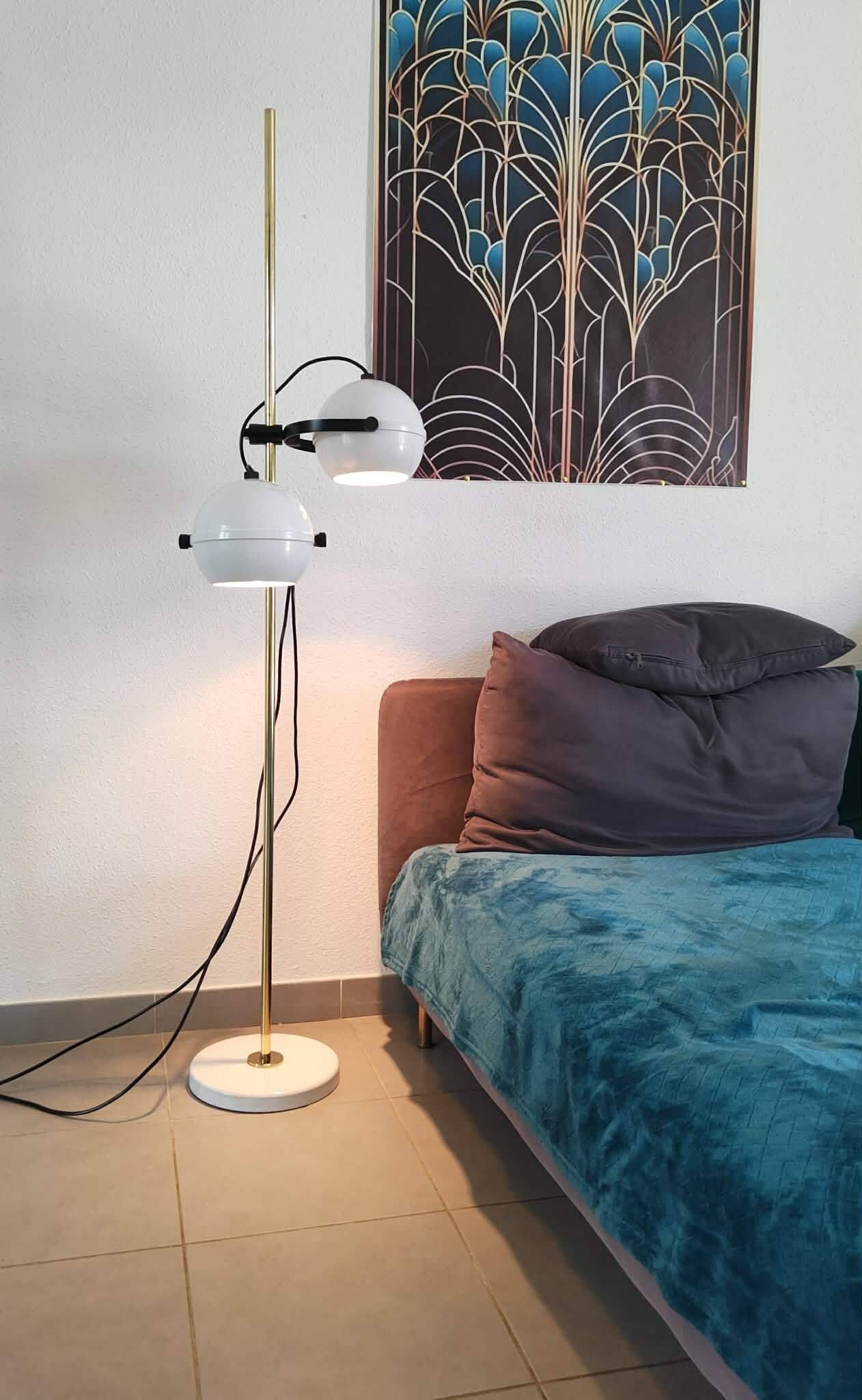 Lampadaire eyes ball 1970 vintage