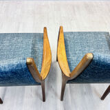 Deux fauteuils modèles Casala