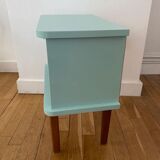 Retro green bedside table