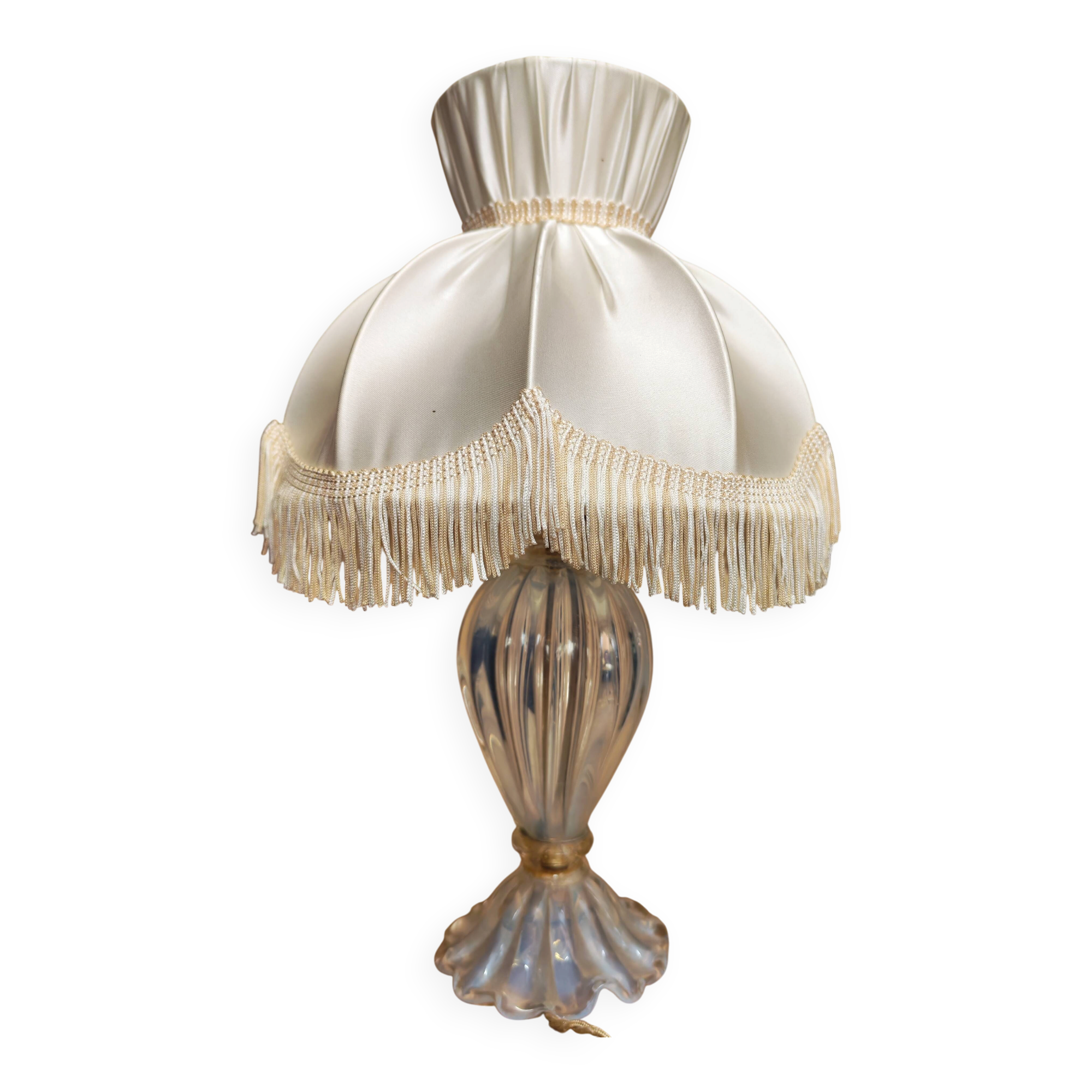 Murano glass table lamp attributed to Barrovier & Toso