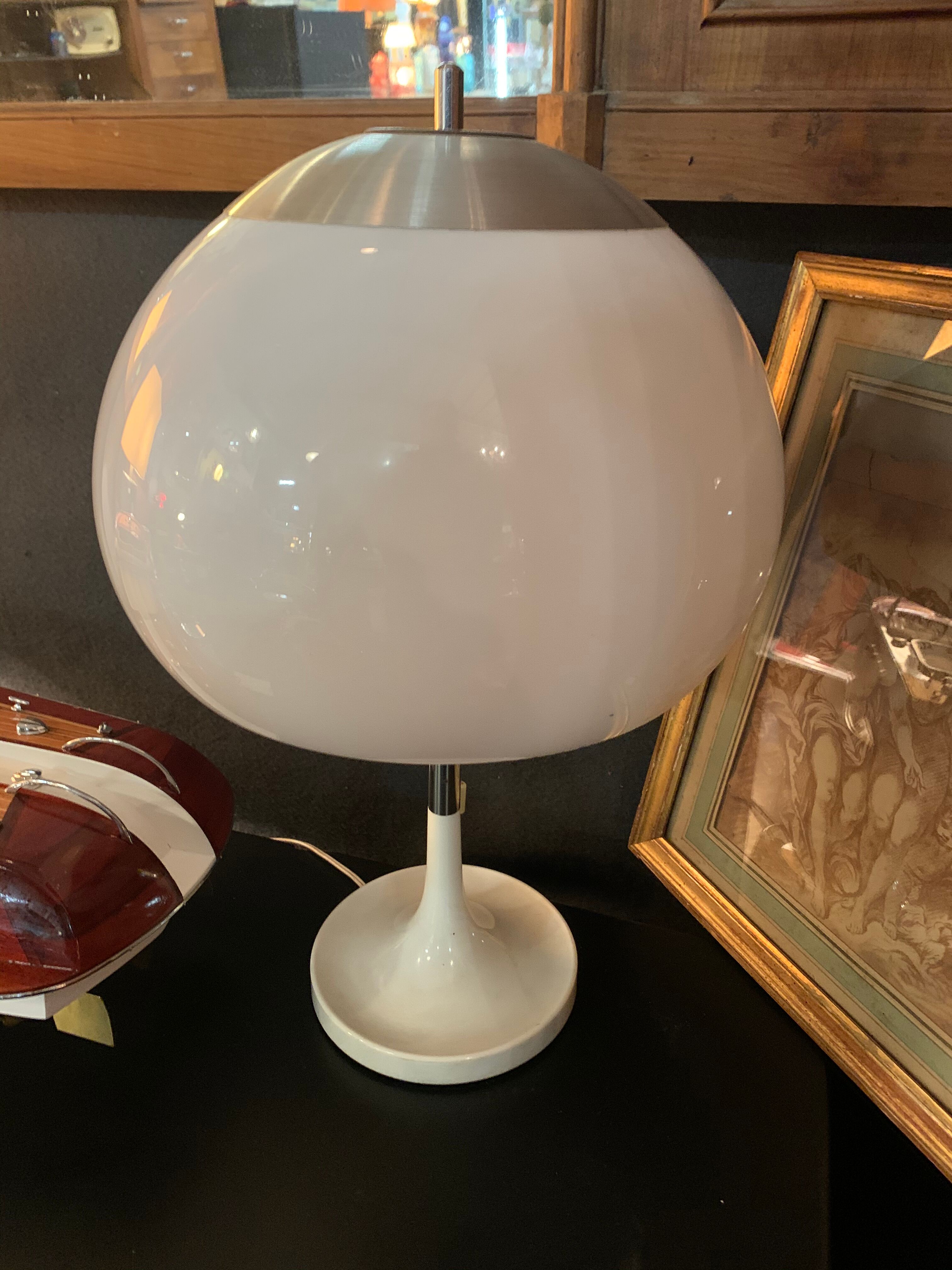 Vintage mushroom lamp