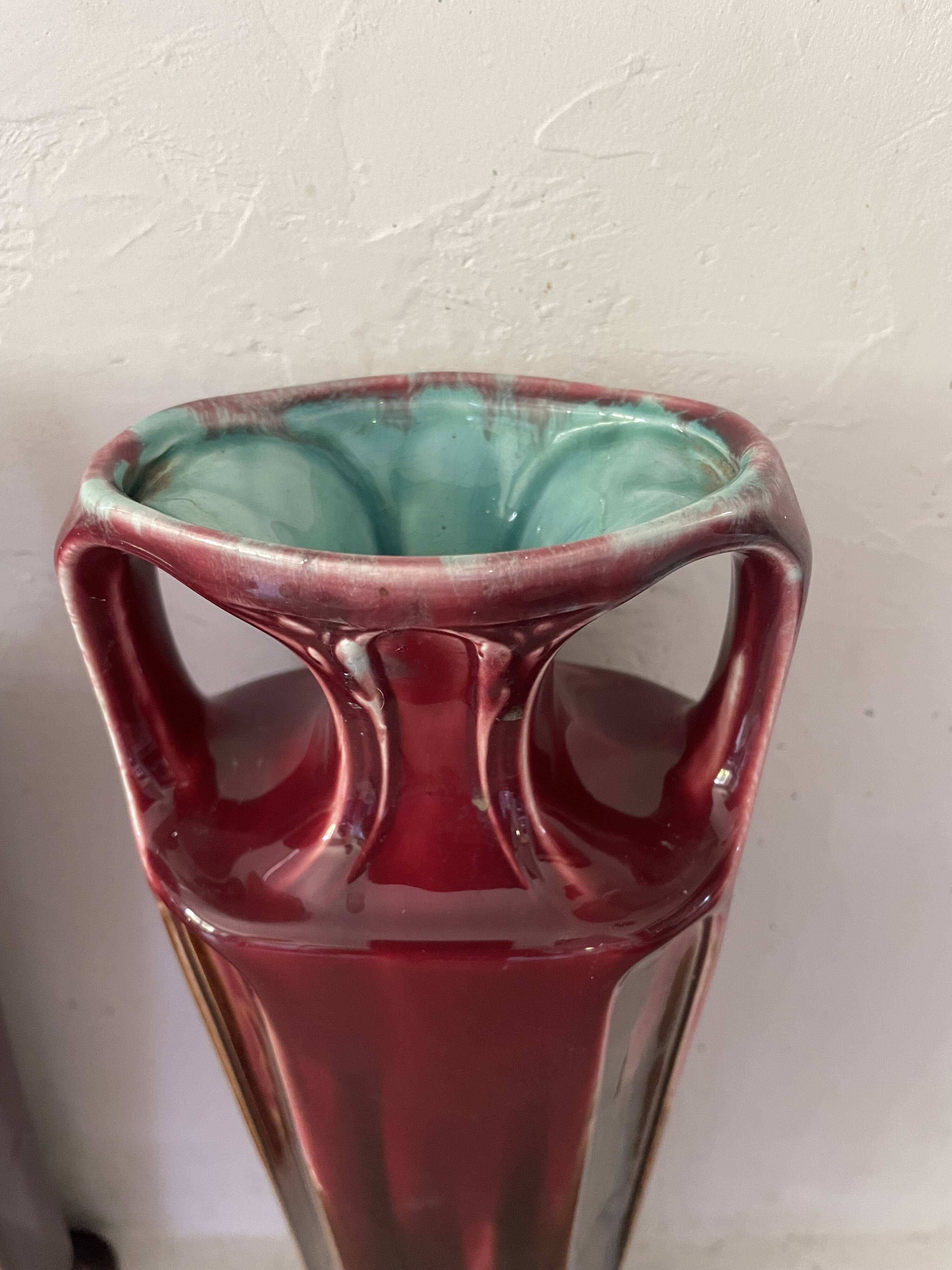 Pair of Orchies Art Deco vases