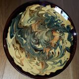 Marbled artisanal ceramic dish from Spain