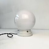 OLD ART-DECO OPALINE TABLE LAMP