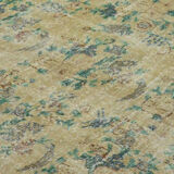 Anatolian handmade vintage rug 280 cm x 192 cm