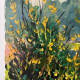 The Eure in Criqueboeuf, oil on canvas signed Quesney, 2000