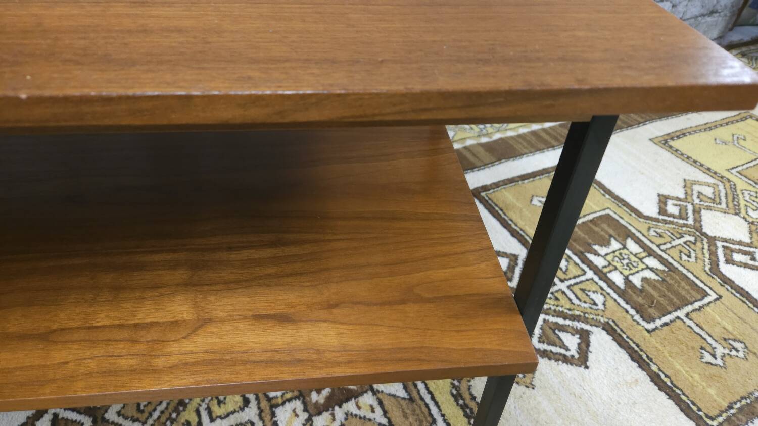 Small teak side table Jese Möbel 1960s vintage