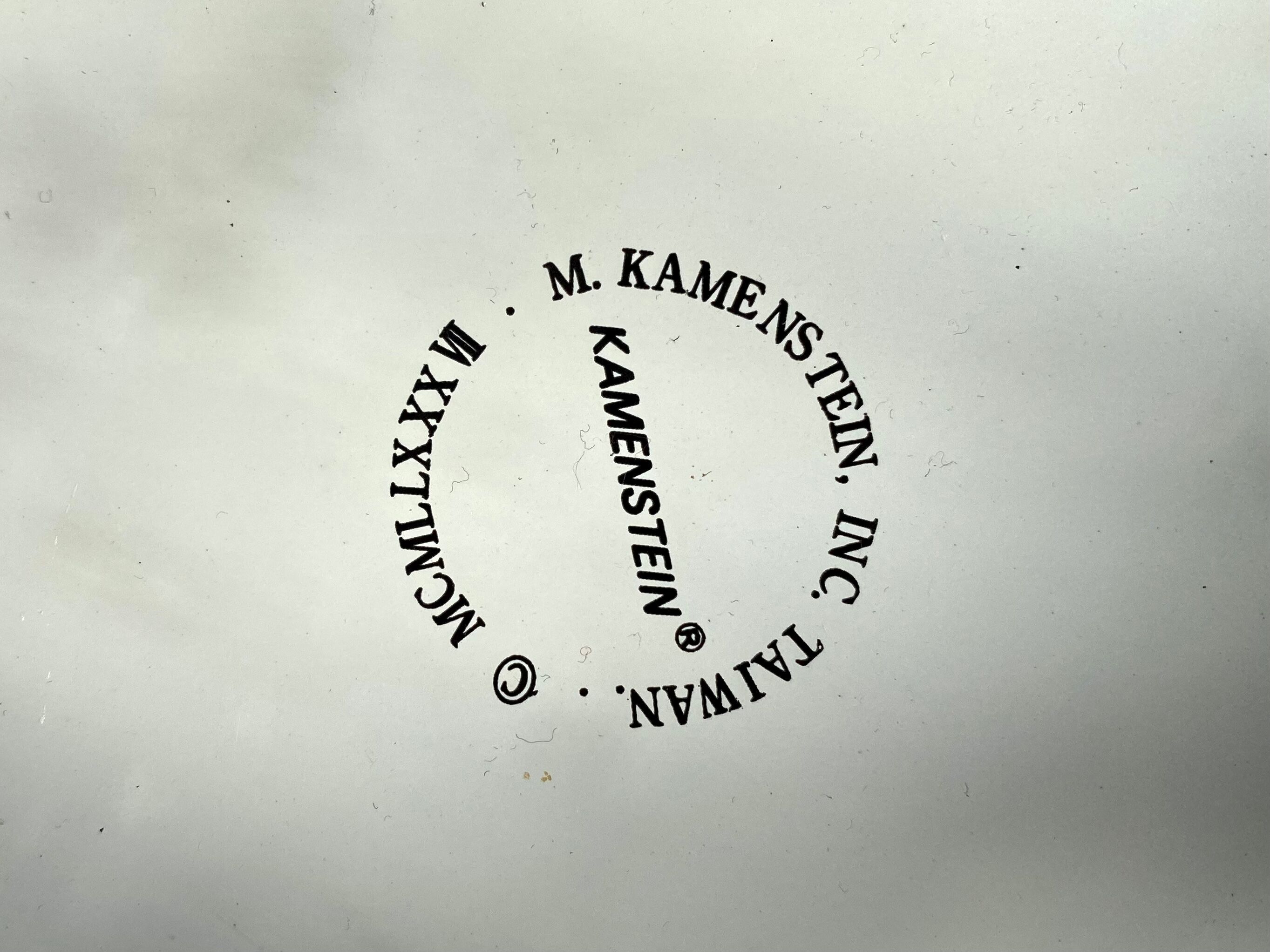 Kettle sheet metal enamel vintage 80s kamenstein decorations rooster