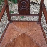 6 chairs and two brutalist armchairs