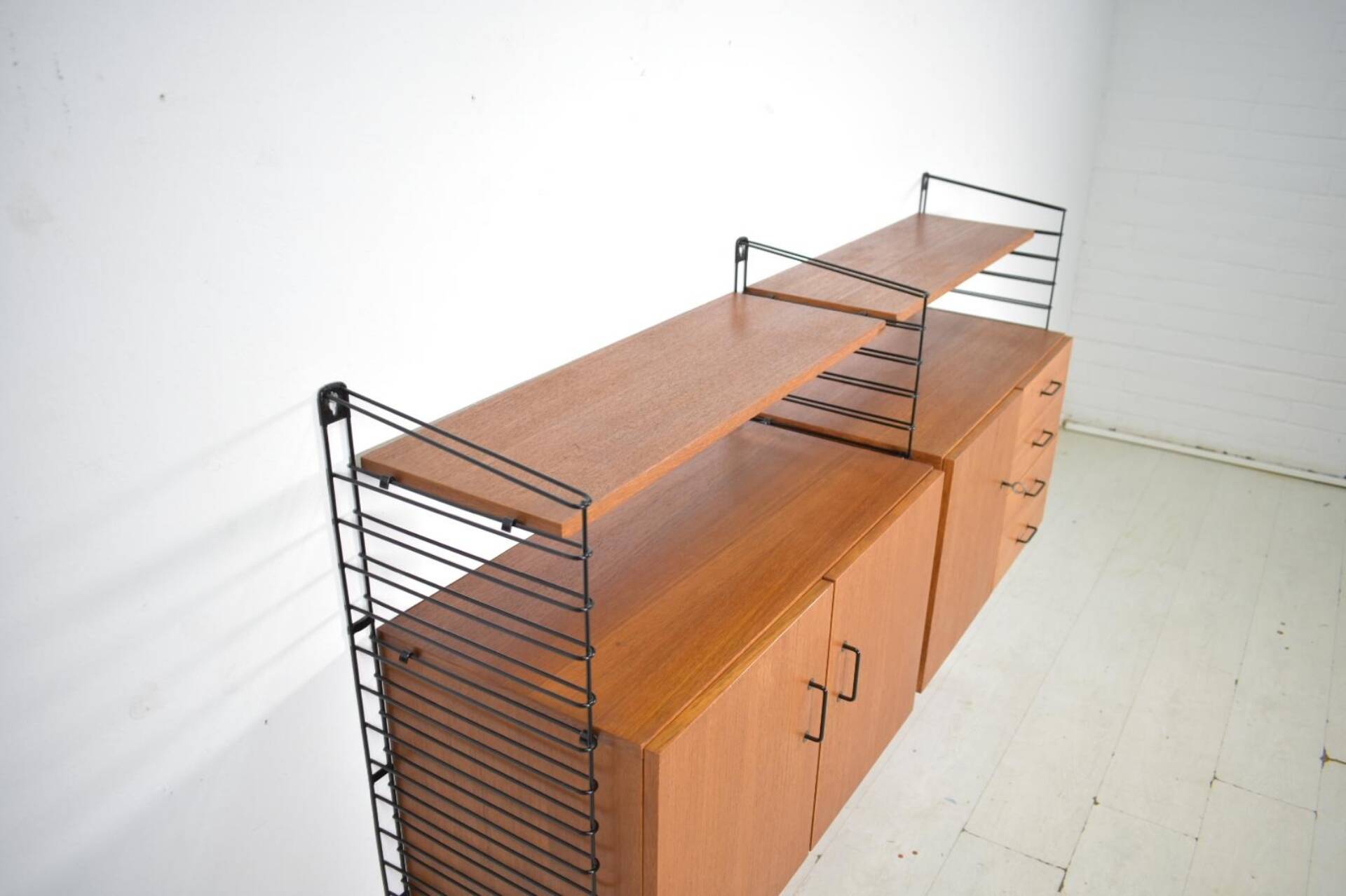 Musterring Tomado Shelving System Teak 1960s  Wall unit Vintage 