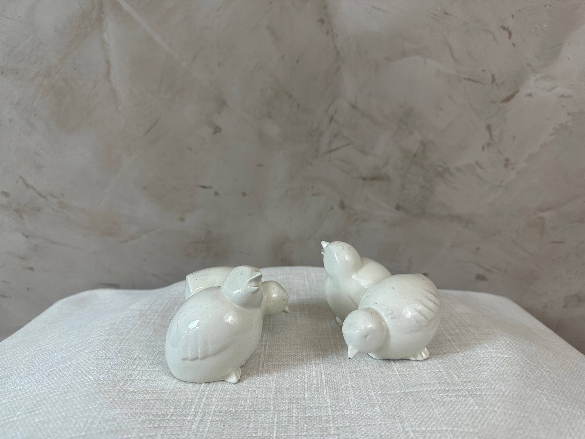 Pair of Art Deco chicks