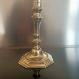 Louis XIV period gilt bronze candlestick
