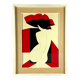 Amleto Dalla Costa, original serigraph framed, Milan Italy 1980s