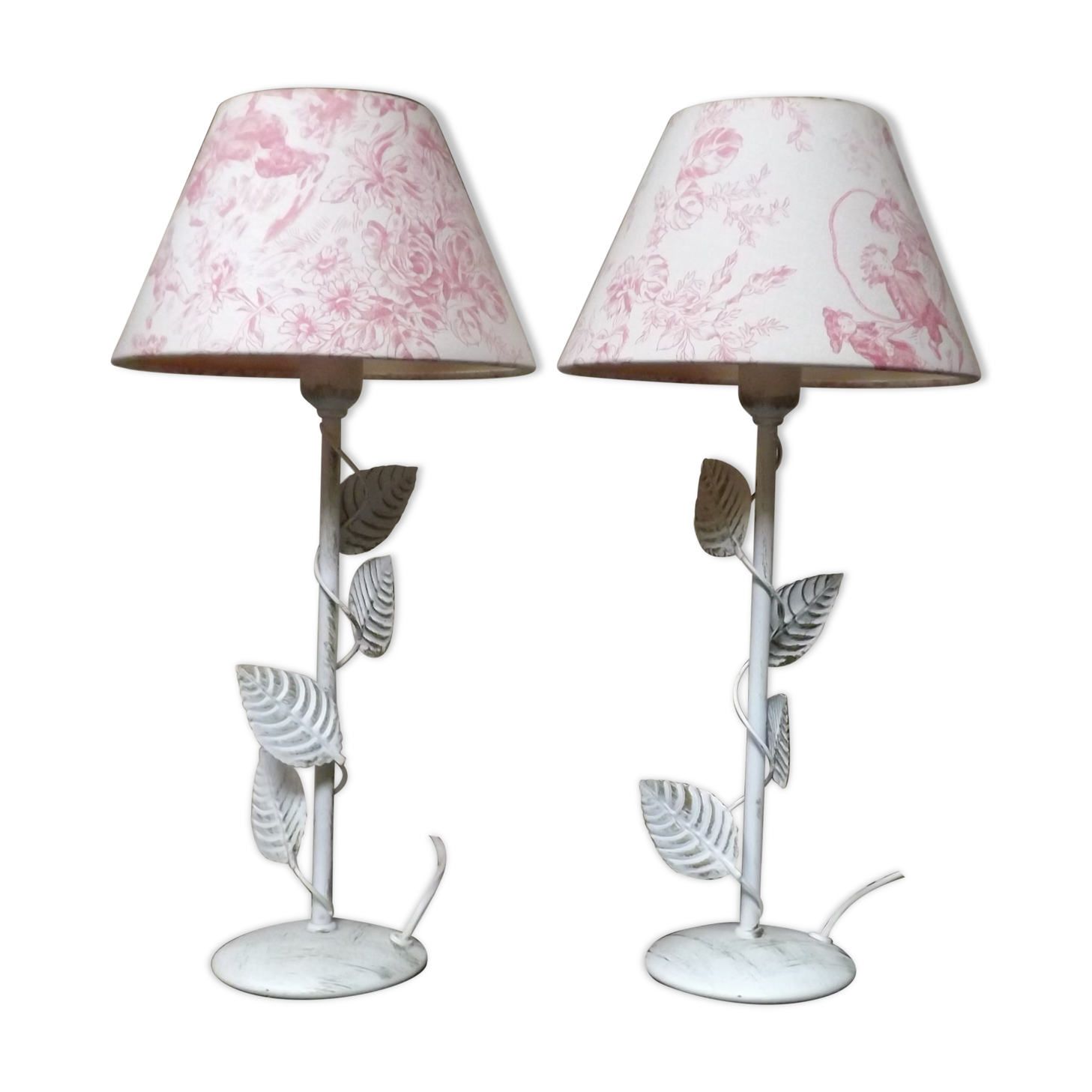 Pair of bedside lamps