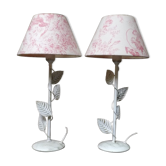 Paire lampes de chevet