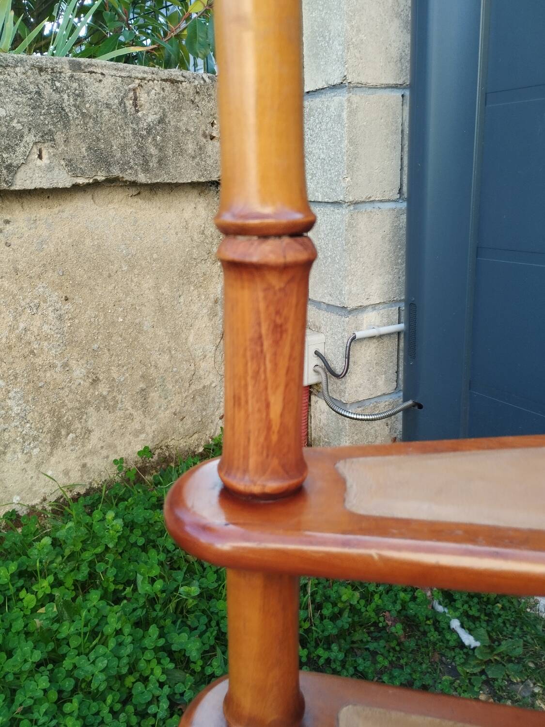 Escalier de bibliothèque ancien vintage