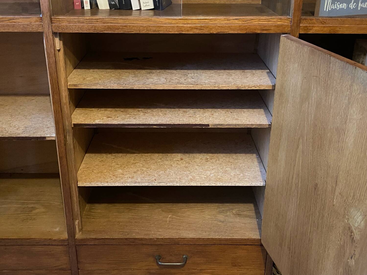 High oak sideboard, 1960s